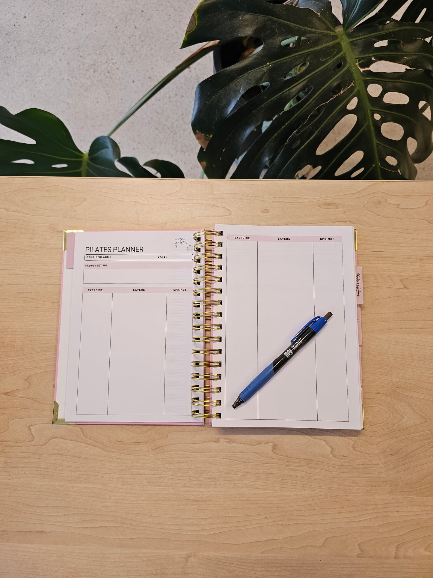 Pilates Planner
